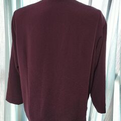 KAORU　長袖ジャケット　　パープル　良品　薄目の生地の画像
