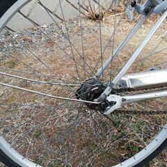 普通の古い自転車（学割あり）の画像
