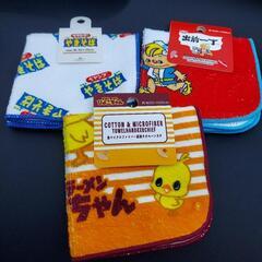 新品　キャラクター　タオルハンカチ　3点セット