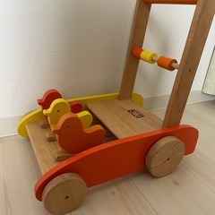 BABY WALKER PiPi 手押し車　カタカタ　ニチガン　木製