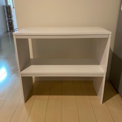 山善 押入れ用整理棚2つセット