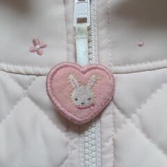 ファミリア 中綿入りキルティングフード付コート ジャンパー　familiar　サイズ70の画像