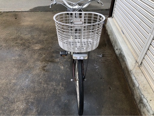 591  ブリヂストン新機種電動アシスト自転車アシスタ26インチブラウンアルミボディー
