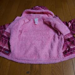 Patagonia子供用スノーボードウェア ピンク系チェック サイズ110の画像