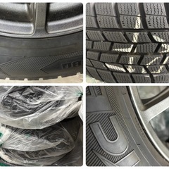 グッドイヤー アイスナビ6 スタッドレスタイヤ ホイールセット 245/65R16 2020年製の画像