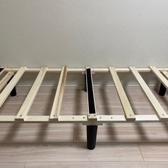 （新生活値下あり）アイリスオーヤマ／脚付きポケットコイルマットレス（セミシングルサイズ）／20,000円相当の画像