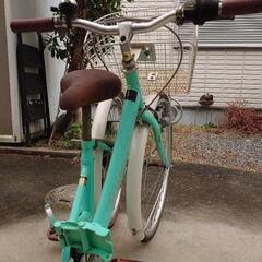 女子　折りたたみ自転車　24インチ　6段変速の画像