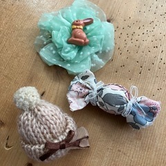 子供 キッズ ヘアクリップ 3個セットで 