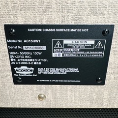 【引き取り歓迎】VOX AC15 Hand-Wired AC15HW1 ギターコンボアンプの画像