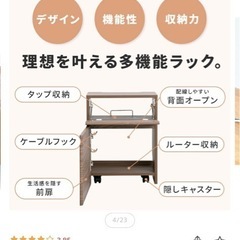 ケーブル収納ラックの画像