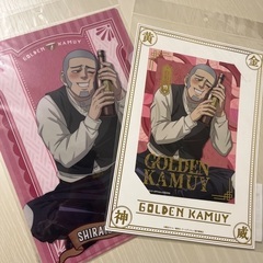 ゴールデンカムイ　白石　ファイルとポスターセットの画像