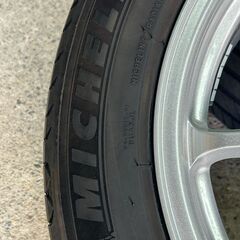 【買取マクサス】【美品】ブリヂストン エコフォルム 18インチ ホイール＆MICHELIN PRIMACY 4 タイヤ4本セット 5穴 PCD114.3 +42の画像