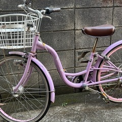 24インチ 自転車 6段ギア付き 

