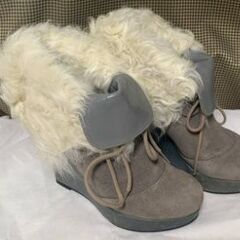 【まだ受付中】中古 DIANA ウエッジソールソールブーツ♪♪ ...