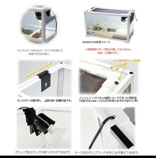パンテオン6035 爬虫類ケージ新品