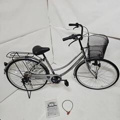 自転車　26インチ　６段ギア　譲渡書付