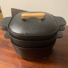 値下げしましたふたり鍋　鉄鍋