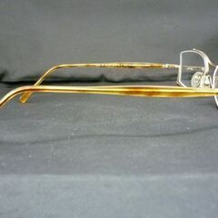 ☆未使用展示品 FLAIR 460 メガネフレーム 52□19-135 TITAN 眼鏡 めがね リムレス アイウェア メタル素材 軽量タイプ イエロー チタンフレーム フレア 札幌 北20条店の画像