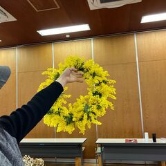 【キャンセル待ち】3/21　黄色のポンポン、ミモザのリースづくりワークショップ - イベント