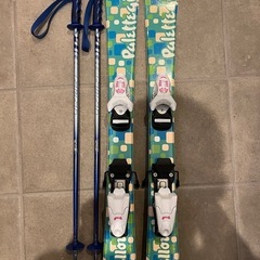 [子供用90cm]スキー板・ストック
