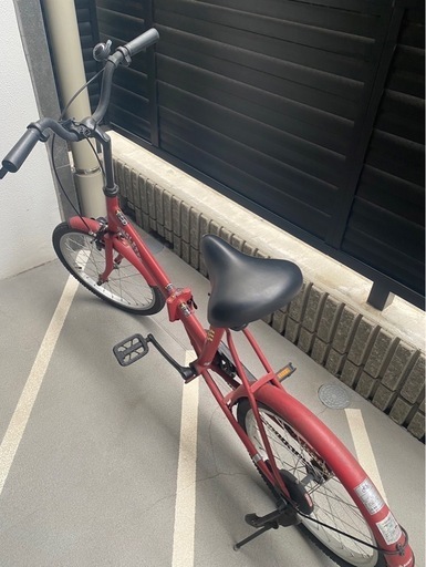 折りたたみ自転車 MIMOLETTE 20インチ ボルドーレッド