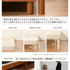 シングル ベッドフレームの画像