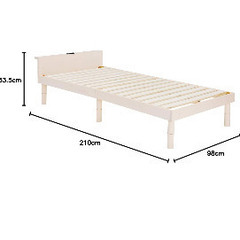 シングル ベッドフレームの画像