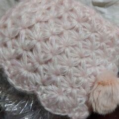 美品　フワフワ　ニットキャップの画像