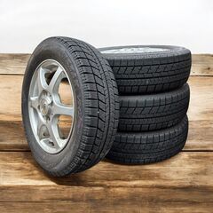 155/65R13 タイヤ&ホイール 4本セット スタッドレス◇...