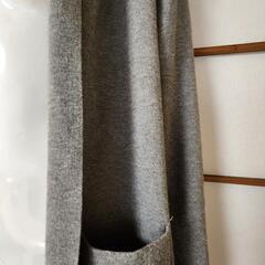 ニットカーディガン　グレーの画像