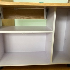 バタフライワゴン キャスター付き　キッチンラック 収納ワゴン の画像