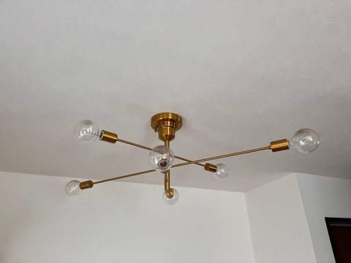 unico 【別注カラー】Astre ゴールド 白熱球 unico LED対応シーリング