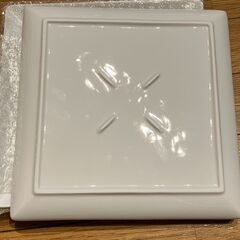 決まりました！【新品・未使用品】シンプル　白角皿　3枚の画像