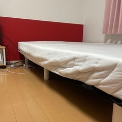 脚付きマットレスダブル
の画像