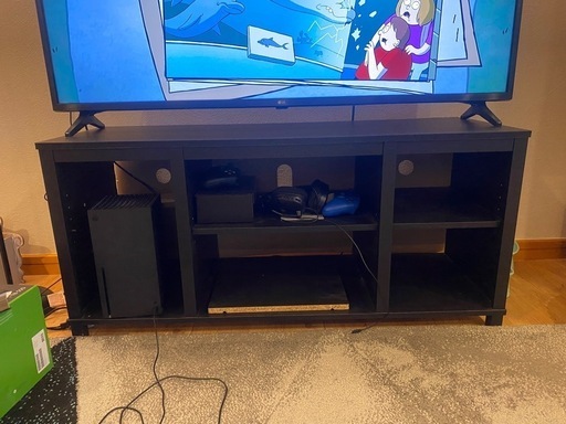 黒のウッド　テレビ台