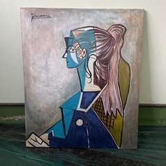 パブロ・ピカソ、Woman in an Armchair PABLO PICASSO、パブロ・ピカソ、【FEMME ASSISE】 Amazon.co.jp