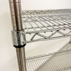 ERECTA)エレクター5段H1900×W1520/クロムステンシェルフ/メタルラック□L-575 (てんぽや)  船岡のオフィス用家具《キャビネ》の中古あげます・譲ります｜ジモティーで不用品の処分