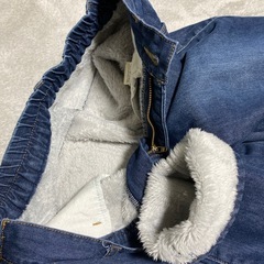 【中古】フェリシモ 裏ボアパンツ ジーンズ ウエスト61の画像