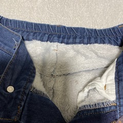 【中古】フェリシモ 裏ボアパンツ ジーンズ ウエスト61の画像