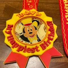 【非売品】ディズニー バースデーメダル バースデーパスポート 購入特典の画像