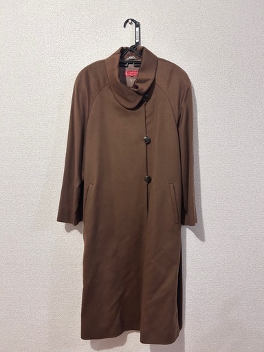 レディース　ロングコート　カシミヤ100%