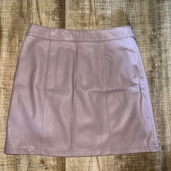 GU タイト ミニスカート Mサイズ　グレー　の画像