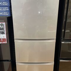 ☆TOSHIBA 東芝 VEGETA ベジータ 330L 3ドア冷蔵庫 GR-K33S(NP)  自動製氷 右開き ピンクゴールド 2017年製