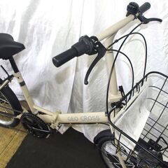 「新車」ジモティー限定価格/GIO CROSSミニ/20インチ/折り畳み/グレージュ   の画像
