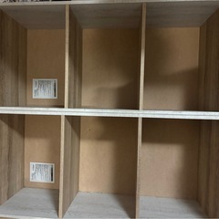 カラーボックス2つ