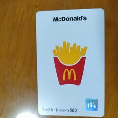 ㉙マックカード500円6枚