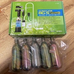 co2レギュレーター　ボンベ付き