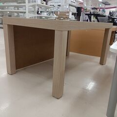 *お値段見直しました*★ジモティ割あり★  テーブル ベージュ W90.5×D57×H45 クリーニング済み TC7154の画像