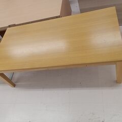 ☆ジモティ割あり☆ ローテーブル ベージュ W90×D60×H30 クリーニング済み TC7290 (リユースのサカイ栃木) 栃木のテーブル《座卓 、ローテーブル》の中古あげます・譲ります｜ジモティーで不用品の処分