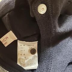 カーディガン　S　紺の画像